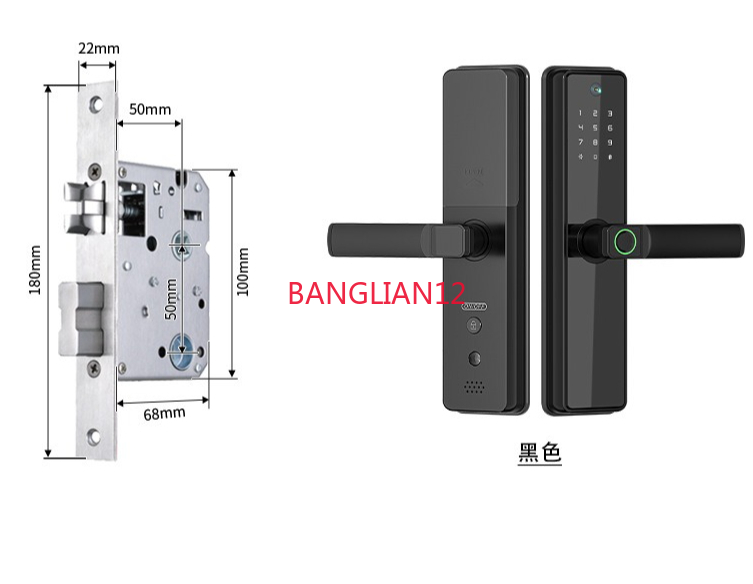 新型半自動盗難防止ドアロック、落書き猫目監視スマートロック、 - Smart Door Lock のレビューと価格