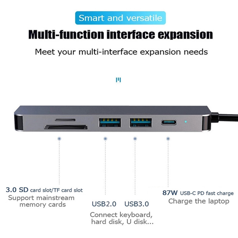 6 in 1 PD Type Cドッキングステーション MS - Smart Home Hub のレビューと価格