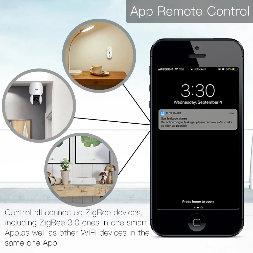 Tuya ZigBee 3.0 スマート ゲートウェイ ハブ - Smart Home Moes のレビューと価格