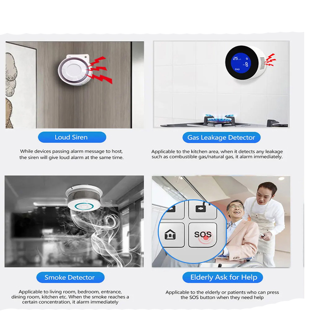 PGST 4G Tuya スマートホーム警報システム、WiF - Home Automation Kit のレビューと価格