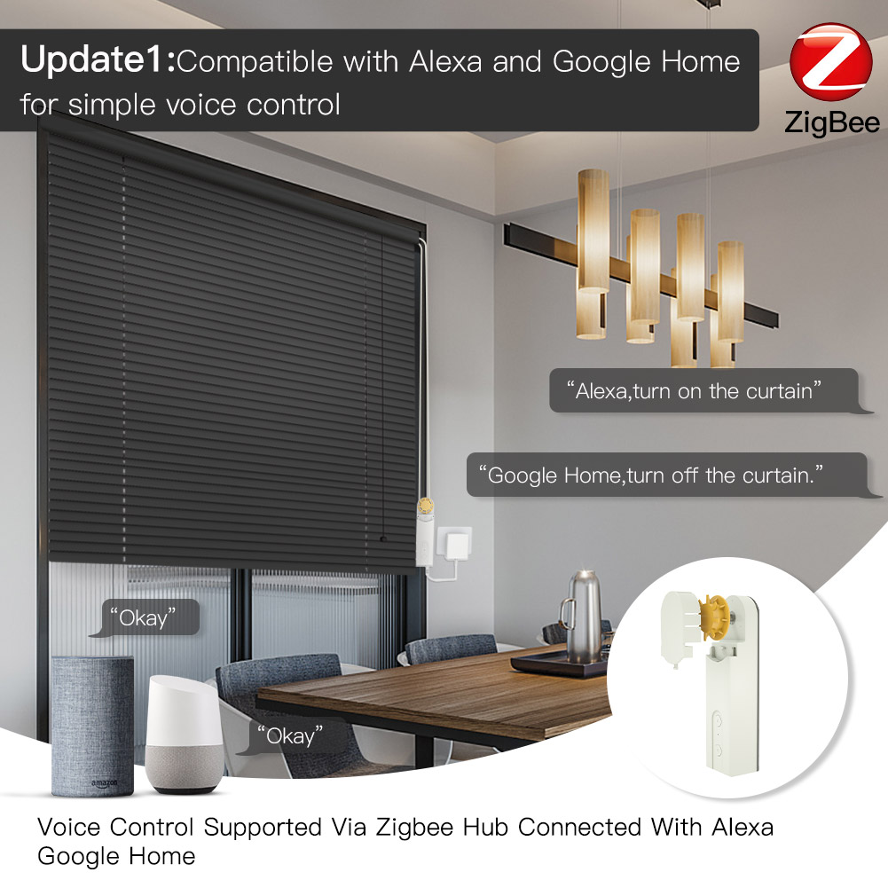 MOES 新しい ZigBee スマート DIY 電動ローラ - Smart Home Hub Ikea のレビューと価格