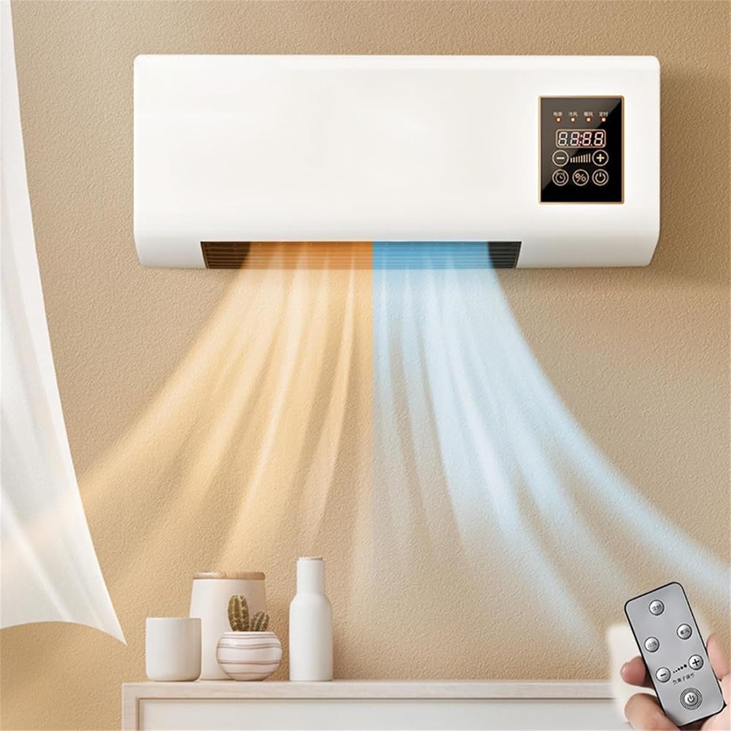 壁掛け式エアコン/サーモファンヒーター - ポータブル200 - Smart Bathroom Fan のレビューと価格