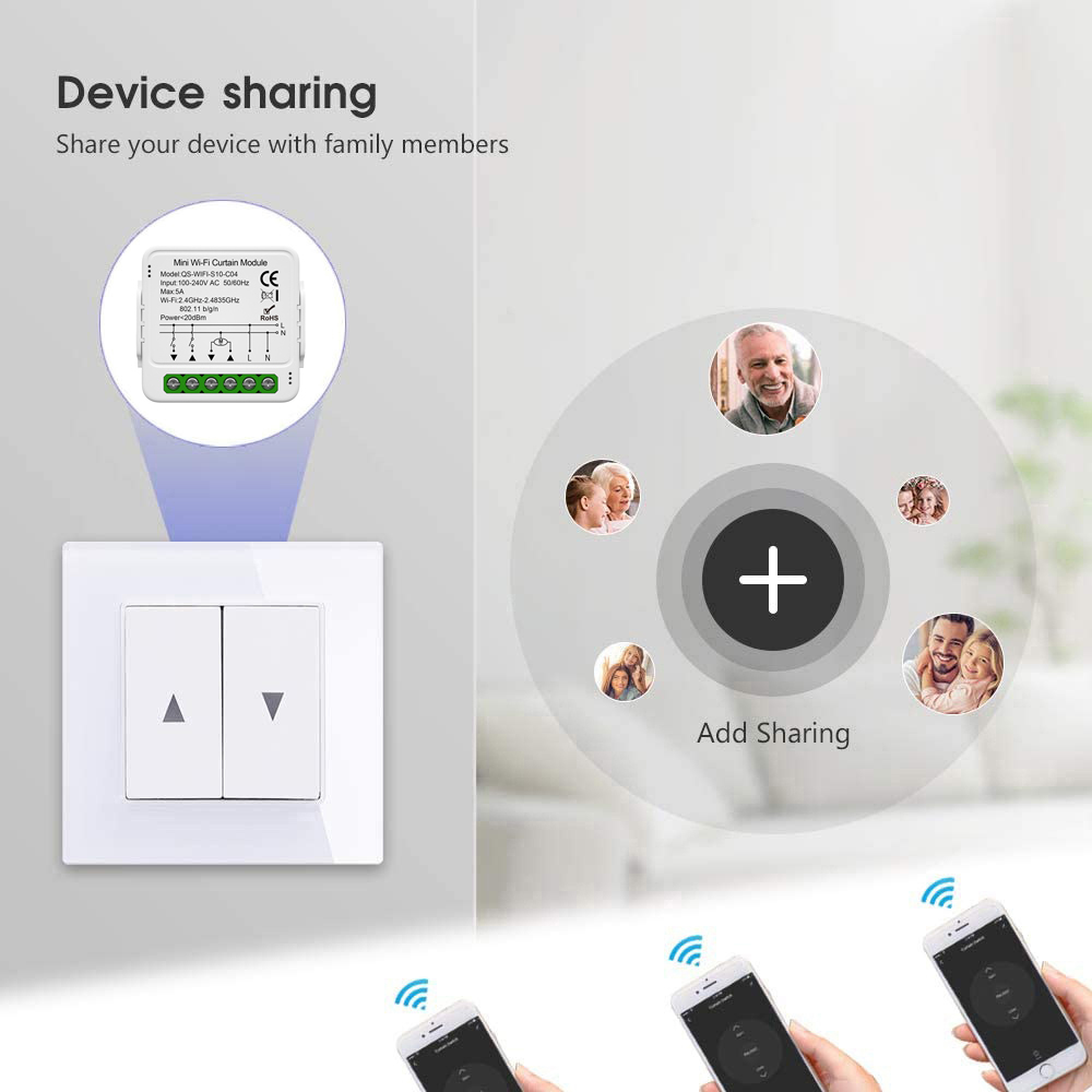 Tuya WiFi Zigbee スマート カーテン スイッ - Home Automation Kit のレビューと価格